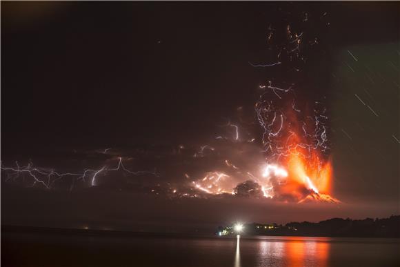 CHILE VOLCANO ERUPTION