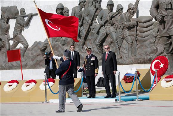 TURKEY FIRST WORLD WAR ANNIVERSARY GALLIPOLI