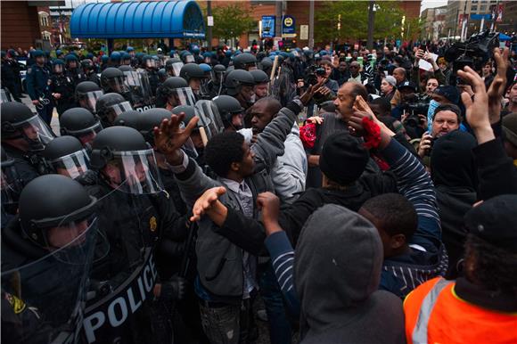 USA BALTIMORE PROTESTS