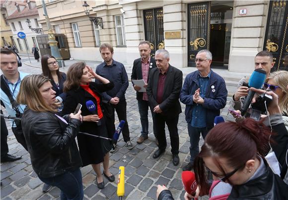 Zajednička konferencija uoči prvog čitanja Zakona o financiranu političkih aktivnosti, izborne promidžbe i referenduma