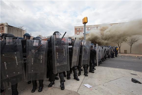 USA BALTIMORE PROTEST GRAY