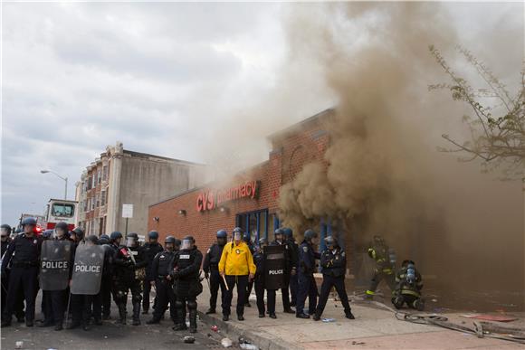 USA BALTIMORE PROTEST GRAY