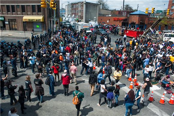 USA BALTIMORE PROTESTS