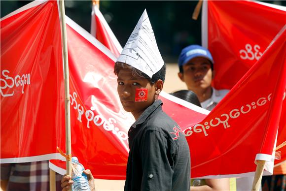 MYANMAR LABOR DAY RALLY