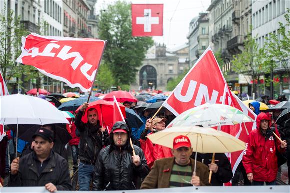 SWITZERLAND MAY DAY RALLY