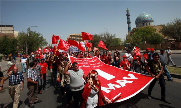 IRAQ BAGHDAD MAY DAY RALLY