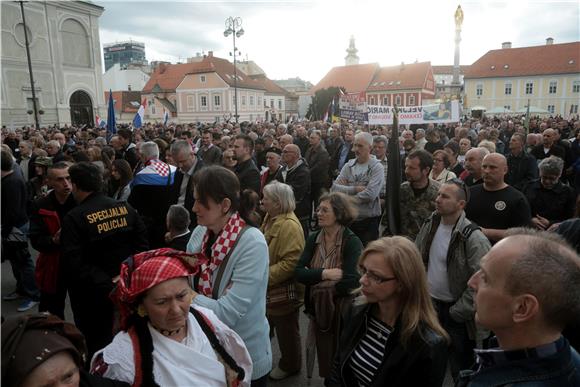 Uoči 'Skupa zajedništva' branitelji okupljeni na misi u katedrali 