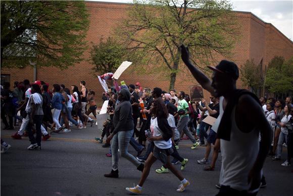 USA BALTIMORE PROTESTS