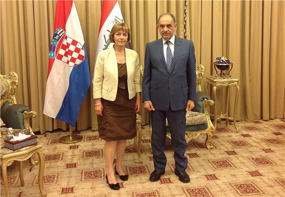 Croatian foreign minister meets with Iraqi deputy PM