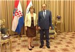 Croatian foreign minister meets with Iraqi deputy PM