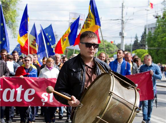 MOLDOVA PROTEST 