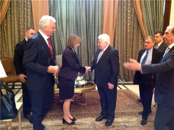 Iraqi president, Croatian FM discuss cooperation, fight against terrorism