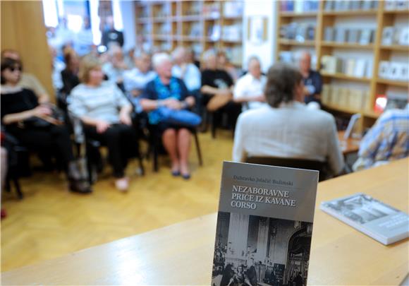 Predstavljena knjiga Dubravka Jelačića Bužmskog ''Nezaboravne priče iz Kavane Corso''