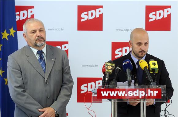 Tiskovna konferencija SDP-a