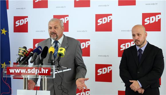 Tiskovna konferencija SDP-a