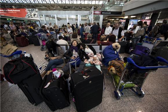 ITALY AIRPORT FIUMICINO FIRE