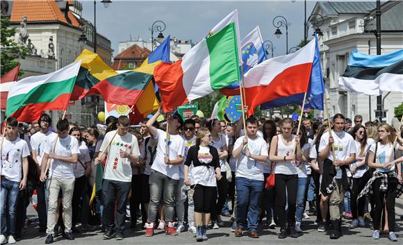 POLAND EU SCHUMAN'S PARADE