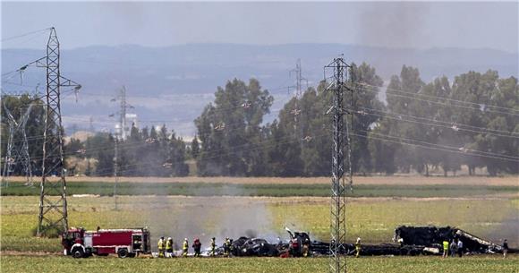 SPAIN SEVILLE MILITARY PLANE CRASH