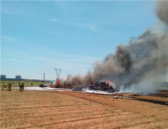 SPAIN SEVILLE MILITARY PLANE CRASH