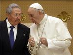 VATICAN CUBA POPE FRANCIS MEETS RAUL CASTRO