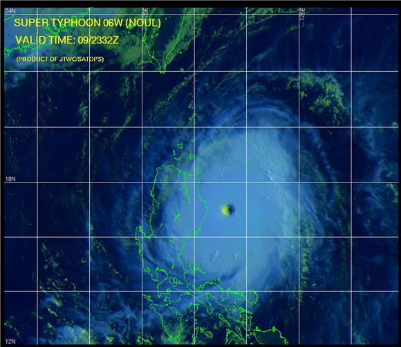 SPACE WEATHER TYPHOON NOUL 