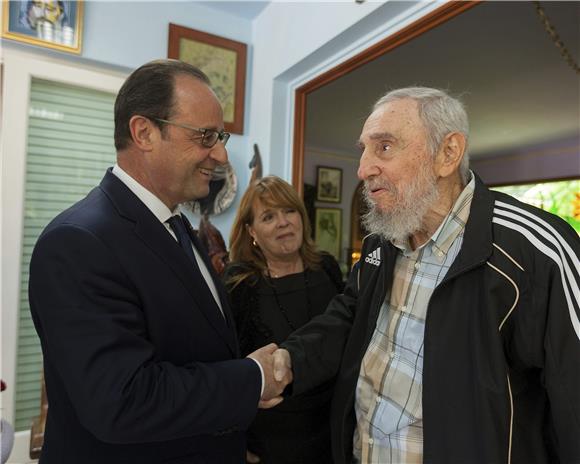 Hollande se sastao s braćom Castro