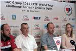 Tiskovna konferencija povodom seniorskog ITTF stolnoteniskog turnira Zagreb Open 2015