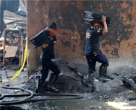 PHILIPPINES FIRE AFTERMATH