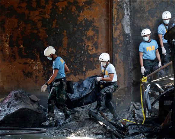 PHILIPPINES FIRE AFTERMATH