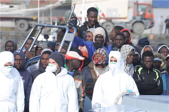 ITALY MEDITERRANEAN MIGRANTS RESCUED