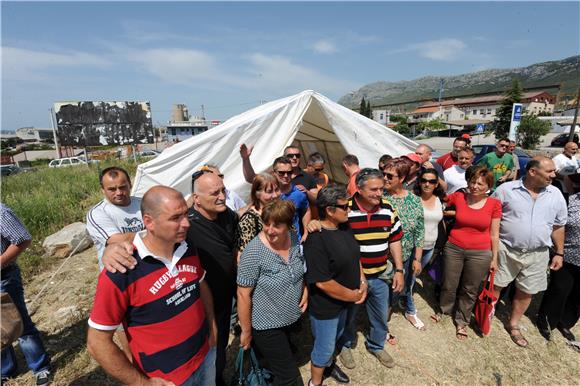 Radnici Kaštelanskih staklenika pružili podršku radnicima splitske Željezare 