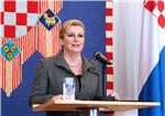 Konferencija za medije predsjednice Grabar-Kitarović