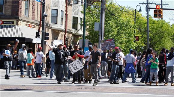 USA CLEVELAND MICHAEL BRELO POLICE SHOOTING VERDICT PROTESTS