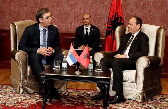 ALBANIA SERBIA NISHANI VUCIC