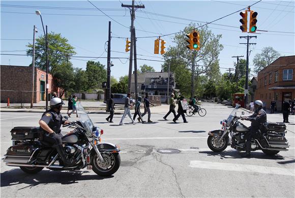 USA CLEVELAND MICHAEL BRELO POLICE SHOOTING VERDICT PROTESTS