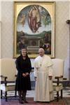 VATICAN POPE FRANCIS PRIVATE AUDIENCE CROATIA