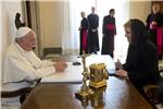 VATICAN POPE FRANCIS PRIVATE AUDIENCE CROATIA