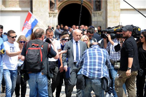 MARKOV TRG Matić ponudio prosvjednicima sastanak s Milanovićem u ponedjeljak, oni ga odbili