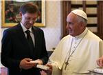 VATICAN POPE FRANCIS PRIVATE AUDIENCE SLOVENIA MIRO