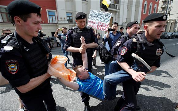 RUSSIA LGBT DEMONSTRATION