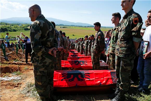 KOSOVO REBURIAL CEREMONY