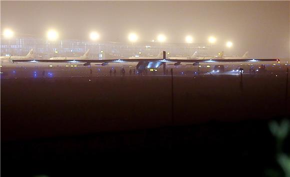 CHINA SOLAR IMPULSE TAKE OFF