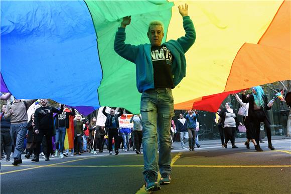 AUSTRALIA SAME SEX MARRIAGE RALLY