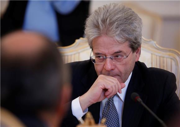 RUSSIA ITALY GENTILONI DIPLOMACY