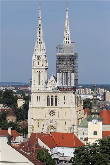 Zagreb, panorama, Katedrala