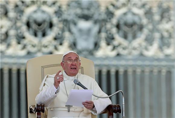 VATICAN POPE FRANCIS GENERAL AUDIENCE