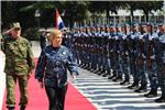 Kolinda Grabar-Kitarović u radnom posjetu Hrvatskoj ratnoj mornarici u Splitu