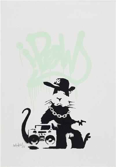 BRITAIN ARTS AUCTION BANKSY