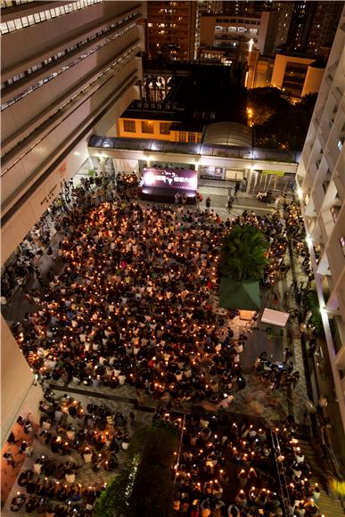 CHINA HONG KONG TIANANMEN SQUARE CRACKDOWN COMMEMORATION