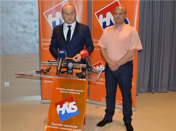 Konferencija za medije HNS-a Dubrovačko-neretvanske županije